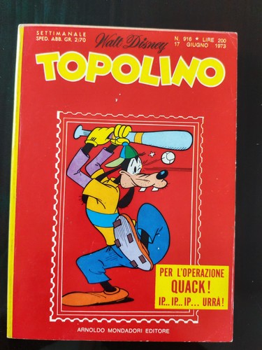 Topolino 916 con bollini - n.,