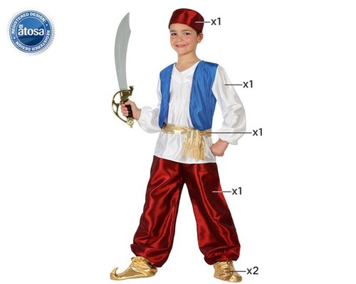 Costume arabo aladino bambino - costume,