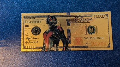 Ant man 100 dollar gold - man, us