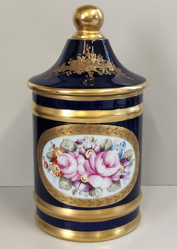 Vaso con coperchio porcellana - coperchio,