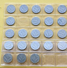 Lotto composto 22 monete  lire 10 aratro spiga anni vari da 1951 in poi CIRCOLTE