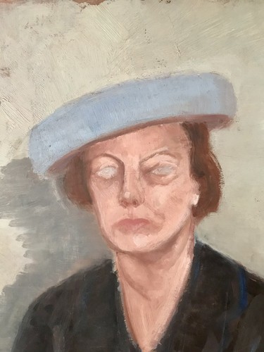 Vecchio dipinto olio - , su