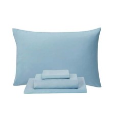 Set lenzuola queen blu chiaro