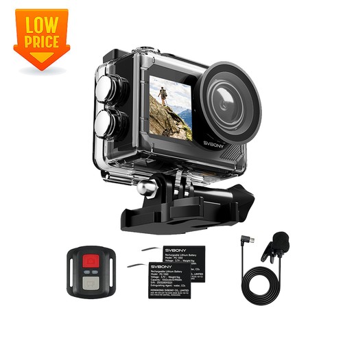 Svbony svgo2 actioncam - 4k, ipx8