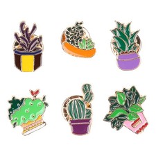  6 Pcs Spilla Fiore Accessori