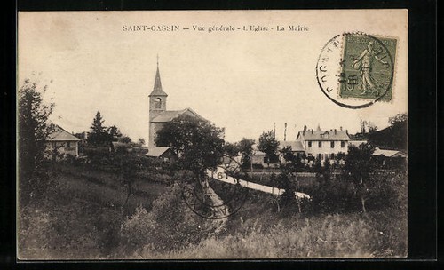 Cpa saint cassin - cpa, vue
