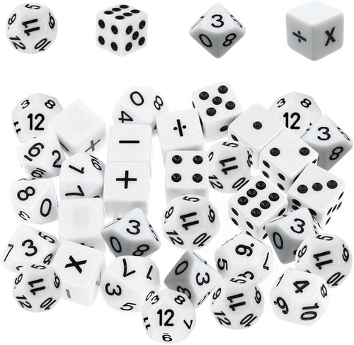 Pezzi dadi matematica - 40,