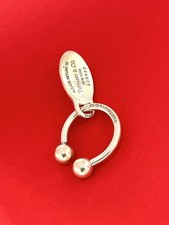 Tiffany genuine sterling silver key-holder (rare pendant)