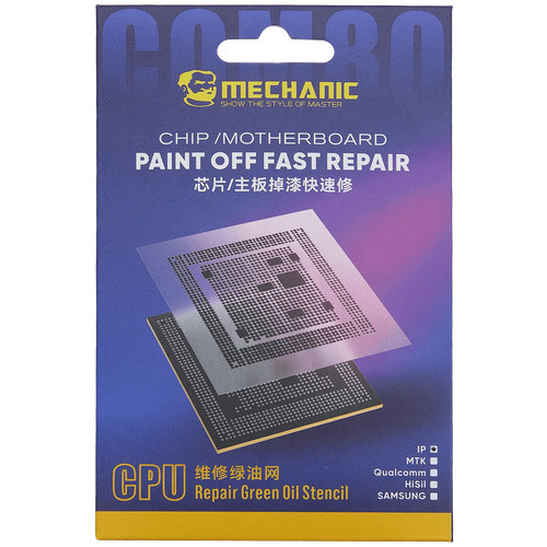 Stencil olio verde - , riparazione