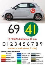 2 adesivi numero