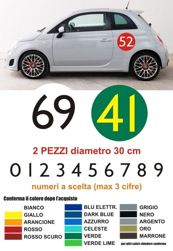 Adesivi numero - 2,