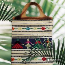 Borsa Vintage Anni 50 Artigianato Sardegna Manici In Legno