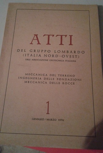 Libro associazione geotecnica - libro,