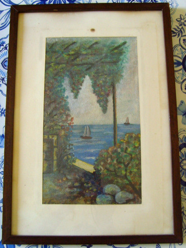 Quadro dipinto paesaggio - quadro,