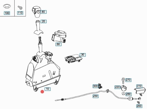 Mercedes w451 w452 - smart, leva