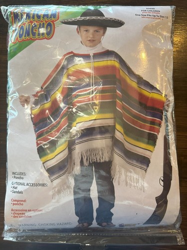 Costume poncho messicano - costume,