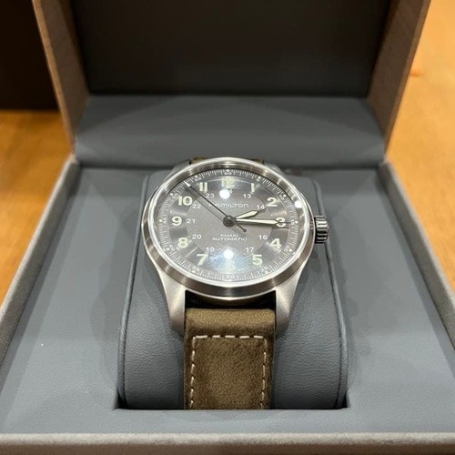 Hamilton khaki field titanium - field,