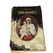 Vintage 1920 folkekalender - vintage,