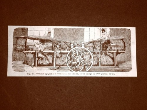 Incisione del 1875 - , albori