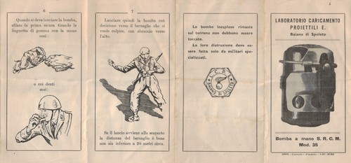 Raro depliant bomba a - bomba,