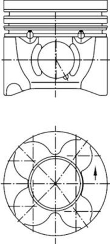 Pistone kolbenschmidt 40406600 - kolbenschmidt,