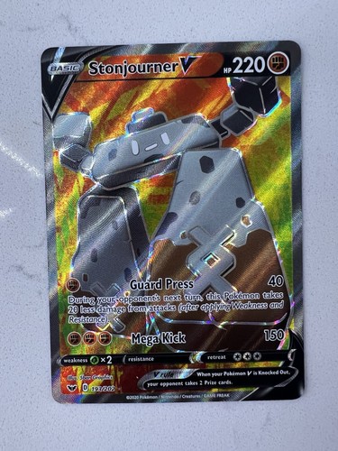Carta pokemon stonjourner - carta,