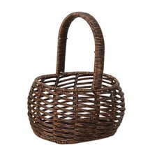 Cestino Portatile in Rattan