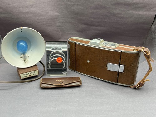 Vintage polaroid land camera - land,