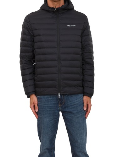 Piumino nero armani - piumino,