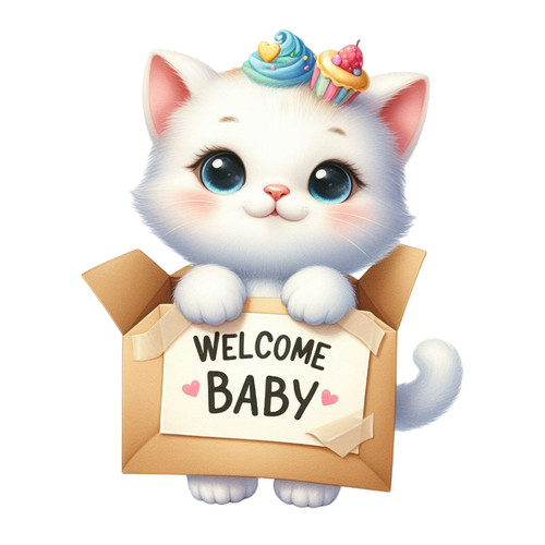 Adesivi auto welcome baby - x,