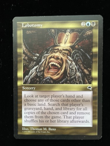 Mtg lobotomia tempesta - lobotomia,