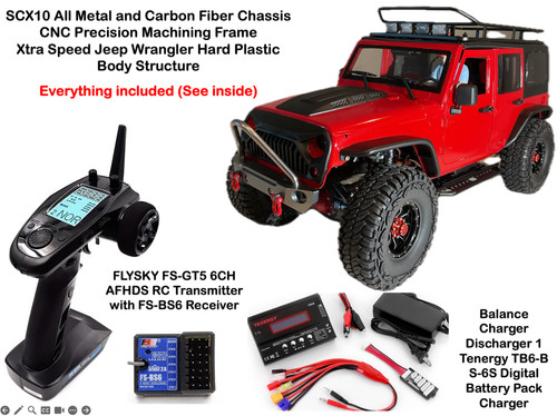 Jeep wrangler scx10 - 1/10, rc