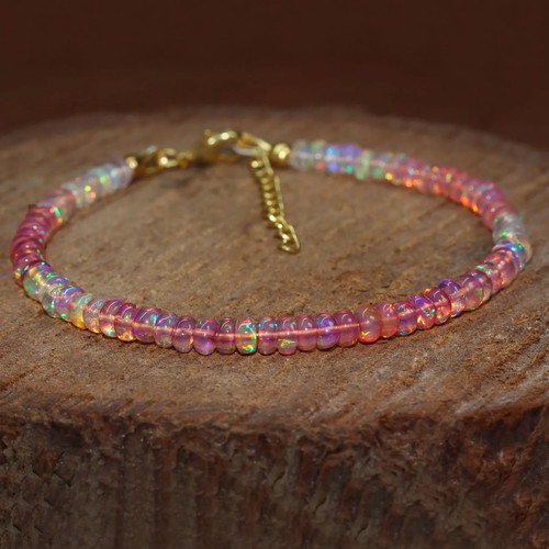 Bracciale argento perline - bracciale,