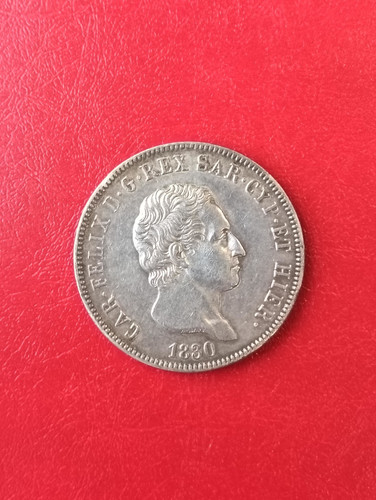 Savoia carlo felice lire - carlo, 5