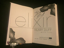 Younger Lizzie McGuire Hilary Duff signed Elixir 1st printing hardcover book