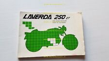 Laverda 250 2T Chott 1975 manuale uso manutenzione + catalogo ricambi originale