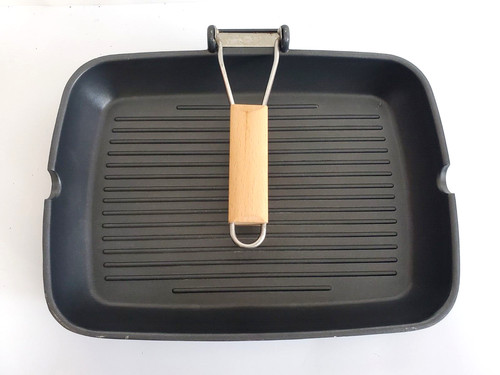 Padella antiaderente griglia