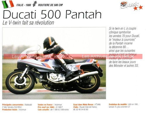 Ducati 500 pantah - ducati, 1980