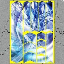 Design 47 U/V Opaco-Telaio Bici Pellicola Protettiva Adesivo Decalcomania per Mountain Bike