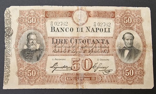 Cinquanta lire banco - cinquanta, di