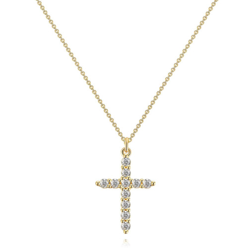 Collana croce placcato - croce, 18k