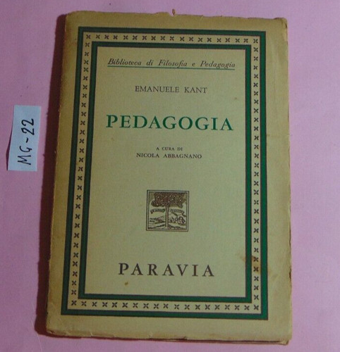 Libro emanuele kant pedagogia - emanuele,