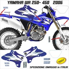 Adesivi  grafica YAMAHA WR 250 450   2006 in kristal KIT COMPLETO