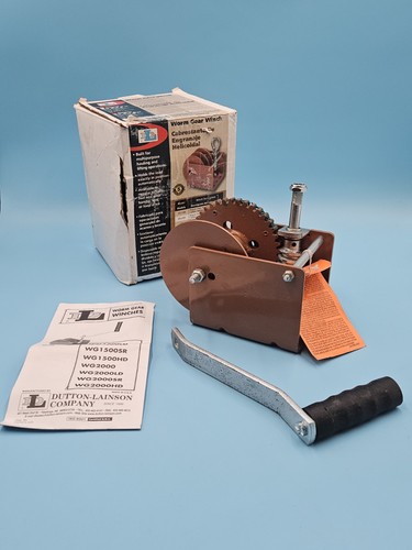 Dutton lainson worm gear winch - lainson,