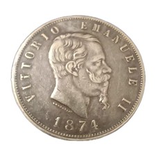 5 Lire Vittorio Emanuele II