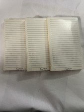 Autentica ricarica carta blocco note Cartier Jotter confezione da 3 quantità 5 pollici per 3 pollici