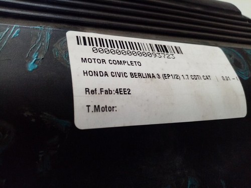 4ee2 motore honda civic - motore,