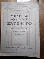 Muzeumi Königyvtari Ertesitö