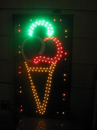 Insegna led con scritto - insegna, a