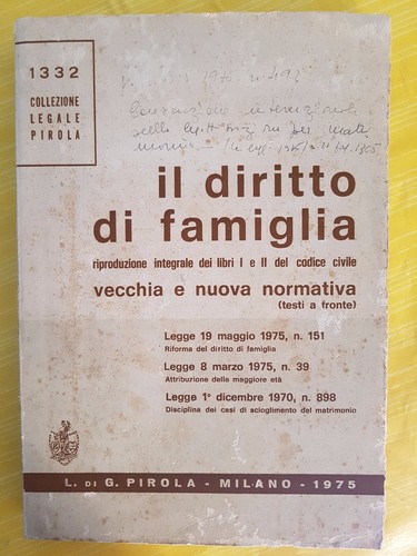 Diritto famiglia - il,